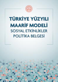 Türkiye Yüzyılı Maarif Modeli Sosyal Etkinlikler Politika Belgesi